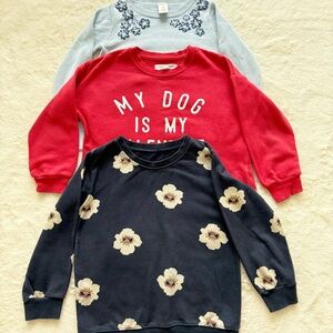 Bundle of girls sweaters size 6/7 years